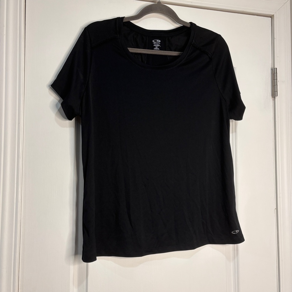 Champion Black Short Sleeve Workout Tee Size 1X